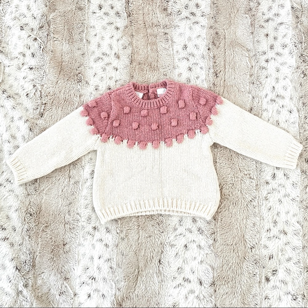 Zara bubble knit jumper